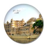 India  Palace Udaipur 3D Fridge Magnet Crystal Glass