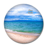 India Colva Beach Goa 3D Fridge Magnet Crystal Glass