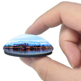 India Dal Lake Srinagar 3D Fridge Magnet Crystal Glass