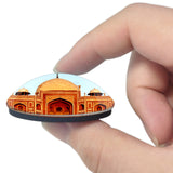 India Humayun's Tomb New Delhi 3D Fridge Magnet Crystal Glass