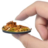 India Jaigarh Fort Jaipur 3D Fridge Magnet Crystal Glass