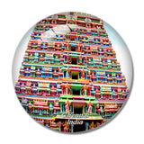 India Kapaleeshwarar Temple Chennai 3D Fridge Magnet Crystal Glass