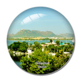 India Lake Pichola Udaipur 3D Fridge Magnet Crystal Glass