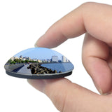 India Marine Drive Mumbai 3D Fridge Magnet Crystal Glass