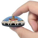 India Mysore Palace 3D Fridge Magnet Crystal Glass