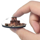 India Nahargarh Fort Jaipur 3D Fridge Magnet Crystal Glass