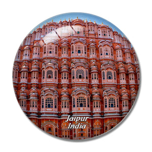 India Palace of Wind Jaipur 3D Fridge Magnet Crystal Glass