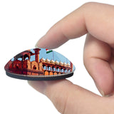 India Red Fort New Delhi 3D Fridge Magnet Crystal Glass