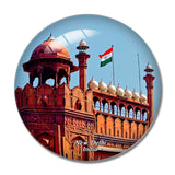 India Red Fort New Delhi 3D Fridge Magnet Crystal Glass