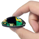 India Rickshaw New Delhi 3D Fridge Magnet Crystal Glass