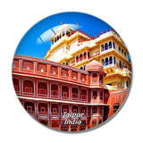 India Royal Palace Jaipur 3D Fridge Magnet Crystal Glass