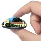 India Shimla Christ Church 3D Fridge Magnet Crystal Glass