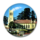 India Shimla Christ Church 3D Fridge Magnet Crystal Glass