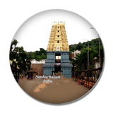 India Simhachalam Temple 3D Fridge Magnet Crystal Glass