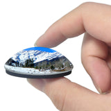 India Solang Valley 3D Fridge Magnet Crystal Glass