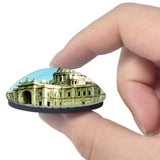 India Victoria Memorial Hall Kolkata 3D Fridge Magnet Crystal Glass