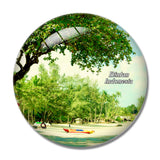 Indonesia Bintan 3D Fridge Magnet Crystal Glass