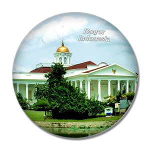 Indonesia Bogor Botanical Gardens 3D Fridge Magnet Crystal Glass