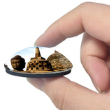 Indonesia Borobudur Temple Yogyakarta 3D Fridge Magnet Crystal Glass