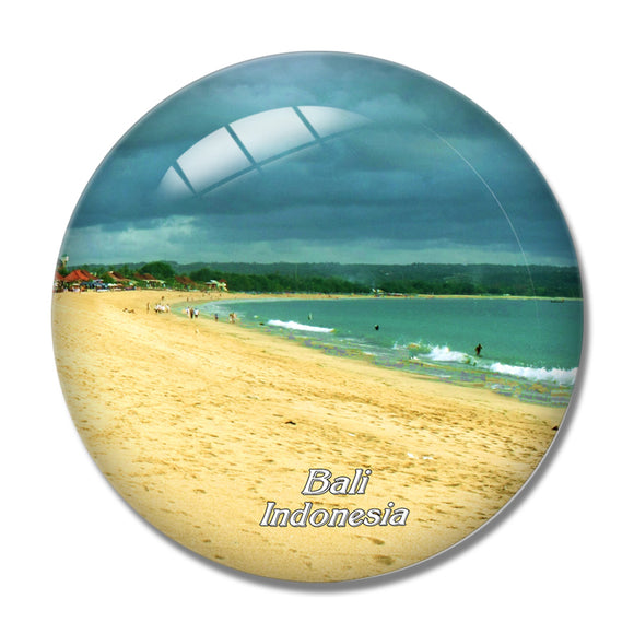 Indonesia Jimbaran Beach Bali 3D Fridge Magnet Crystal Glass