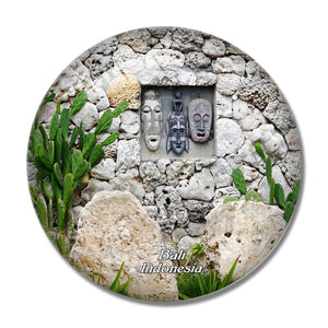 Indonesia Lembongan Island Bali 3D Fridge Magnet Crystal Glass