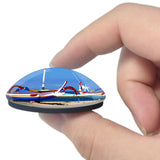 Indonesia Sanur Beach Bali 3D Fridge Magnet Crystal Glass