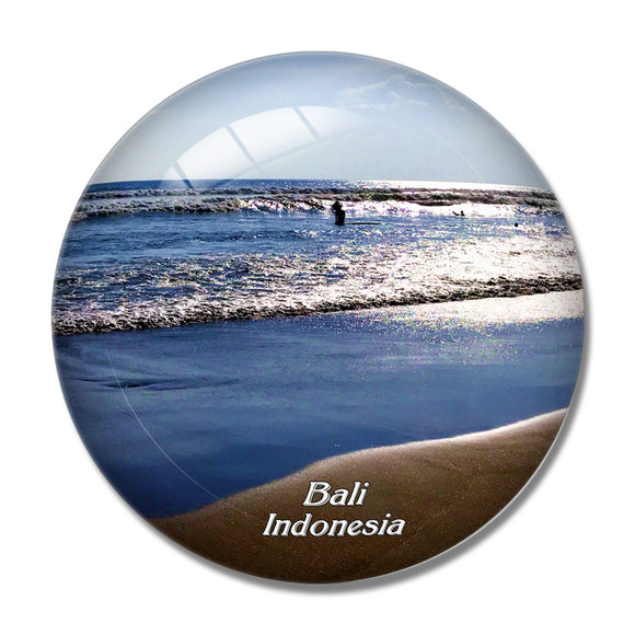 Indonesia Seminyak Beach Bali 3D Fridge Magnet Crystal Glass