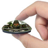 Indonesia Ubud Palace Bali 3D Fridge Magnet Crystal Glass