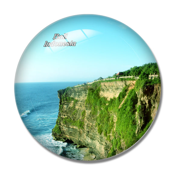 Indonesia Uluwatu Bali 3D Fridge Magnet Crystal Glass