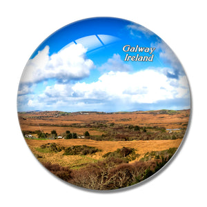 Ireland Connemara National Park Galway 3D Fridge Magnet Crystal Glass