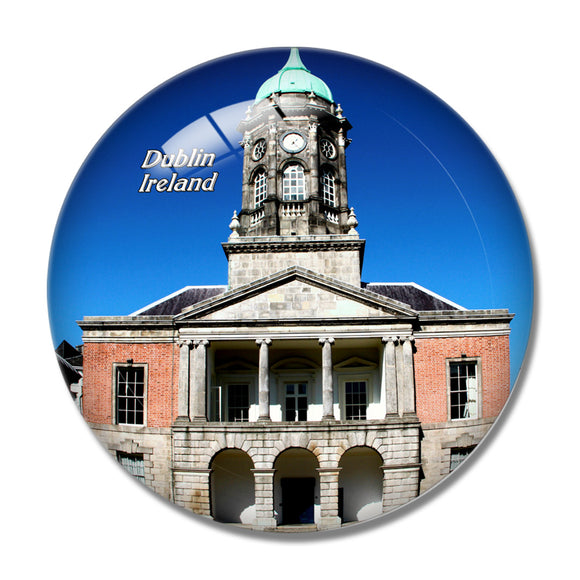 Ireland Dublin Castle 3D Fridge Magnet Crystal Glass