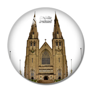 Ireland St. Patrick's Cathedral Dublin 3D Fridge Magnet Crystal Glass