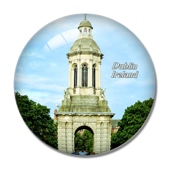 Ireland Trinity College Dublin 3D Fridge Magnet Crystal Glass