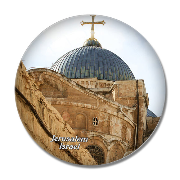 Israel Israel Church of the Holy Sepulchre Jerusalem 3D Fridge Magnet Crystal Glass