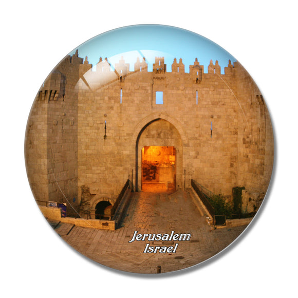 Israel Israel Damascus Gate Jerusalem 3D Fridge Magnet Crystal Glass