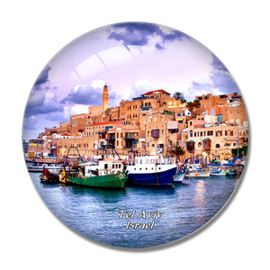 Israel Jaffa Old  Tel Aviv 3D Fridge Magnet Crystal Glass