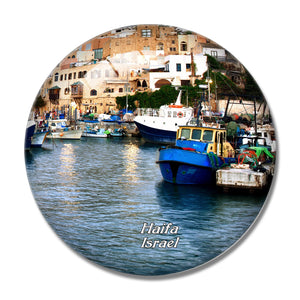 Israel Old  of Acre Haifa 3D Fridge Magnet Crystal Glass