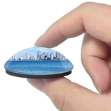 Israel Tel Aviv Port 3D Fridge Magnet Crystal Glass