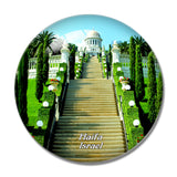 Israel The Baha'i Gardens Haifa 3D Fridge Magnet Crystal Glass