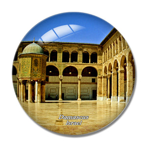 Israel Umayyad Mosque Damascus 3D Fridge Magnet Crystal Glass