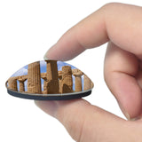 Italy Agrigento Sicily 3D Fridge Magnet Crystal Glass