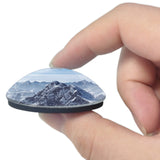 Italy Alps Turin 3D Fridge Magnet Crystal Glass