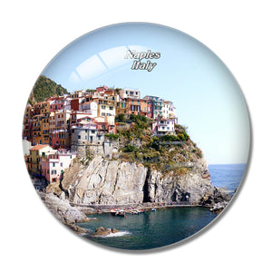 Italy Amalfi Naples 3D Fridge Magnet Crystal Glass