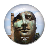 Italy Archaeological Area Pompeii 3D Fridge Magnet Crystal Glass