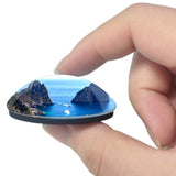 Italy Capri 3D Fridge Magnet Crystal Glass