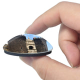 Italy Castle Nuovo Naples 3D Fridge Magnet Crystal Glass