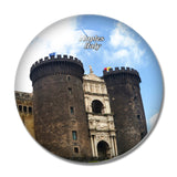 Italy Castle Nuovo Naples 3D Fridge Magnet Crystal Glass