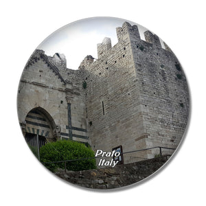 Italy Castle Prato 3D Fridge Magnet Crystal Glass