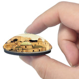 Italy Cathedral Cagliari 3D Fridge Magnet Crystal Glass