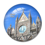 Italy Cathedral Siena 3D Fridge Magnet Crystal Glass